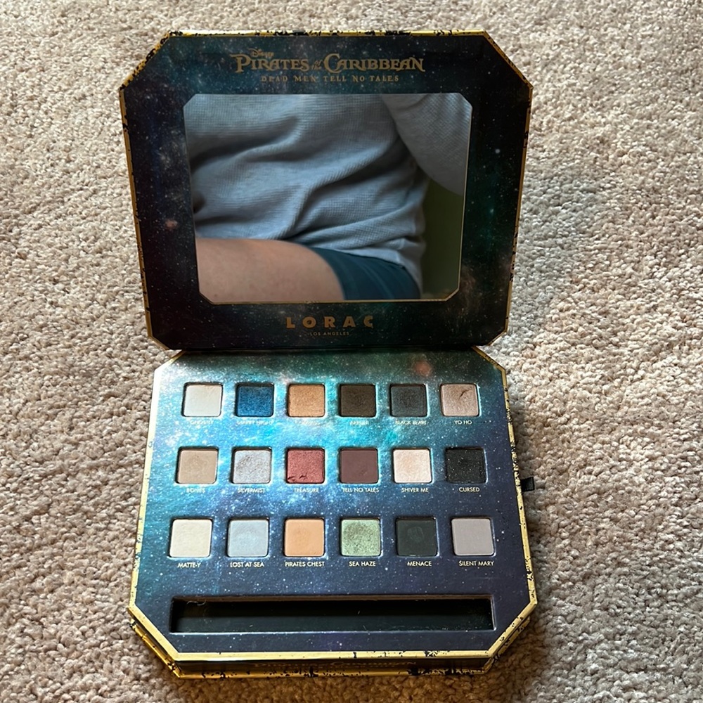 Lorax limited edition Pirates of the Caribbean eyeshadow palette